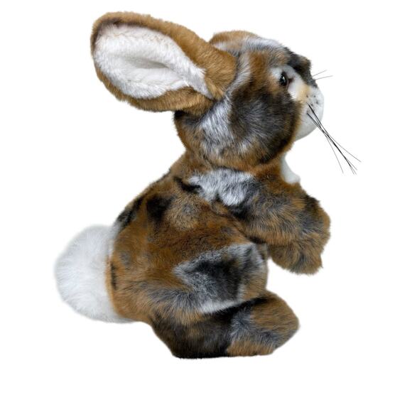 Steiff Dormili Rabbit Hare 20 Plush 077715 Mohair Look Germany Vintage Ear Tag - Picture 3 of 10